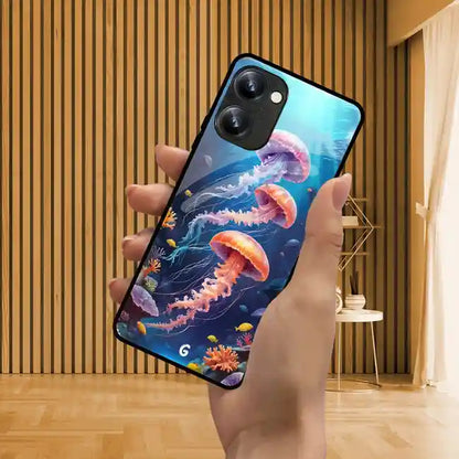 Luminous Jellyfish and Ocean Creatures Cover | LED Phone Case