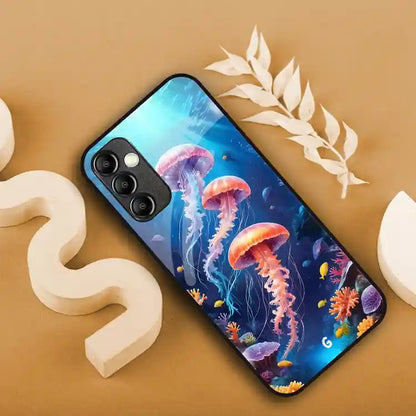 Luminous Jellyfish and Ocean Creatures Cover | LED Phone Case