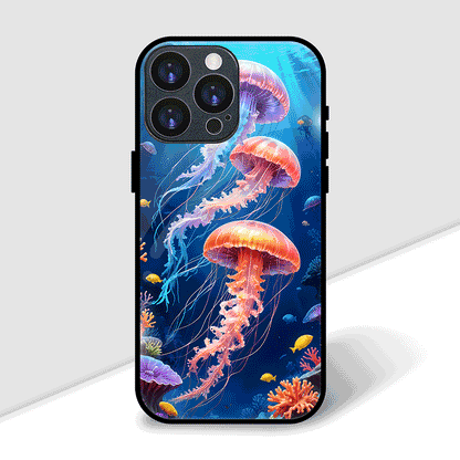 Luminous Jellyfish and Ocean Creatures Cover | LED Phone Case