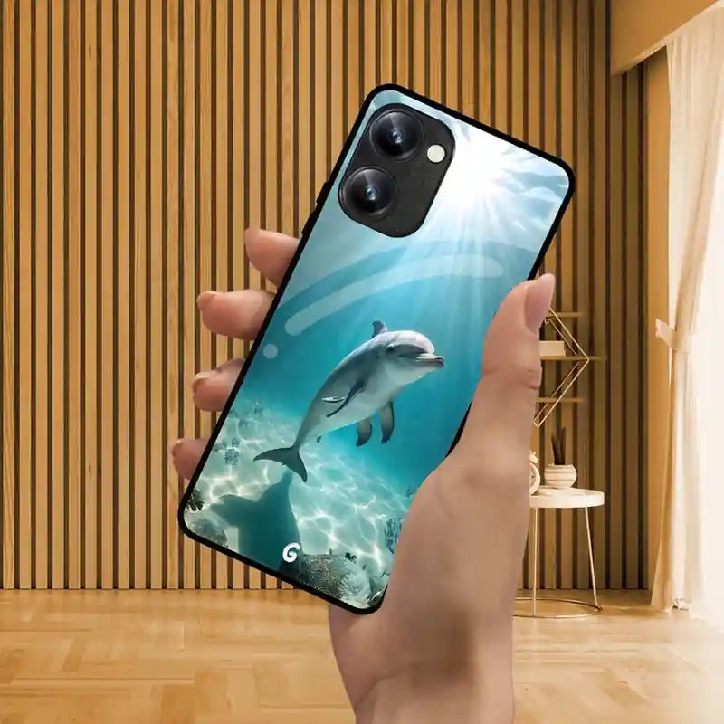 Dolphin Ocean's Elegance Cover | LED Phone Case