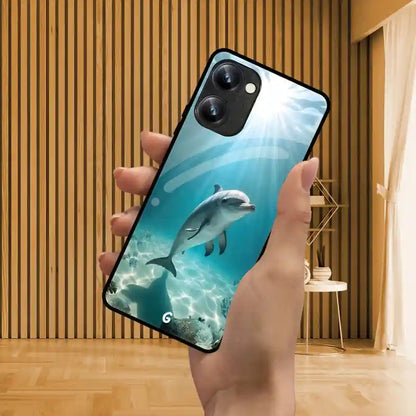 Dolphin Ocean's Elegance Cover | LED Phone Case