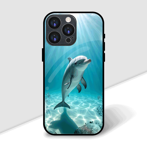 Dolphin Ocean's Elegance Cover | LED Phone Case