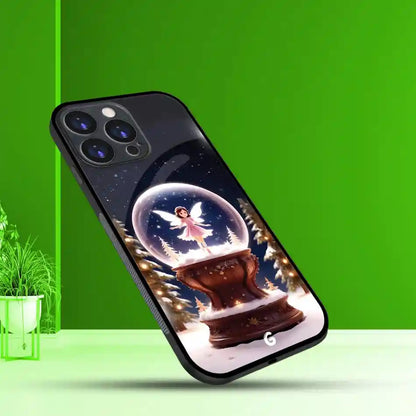 Fairy Wonderland Snow Globe Cover | LED Phone Case