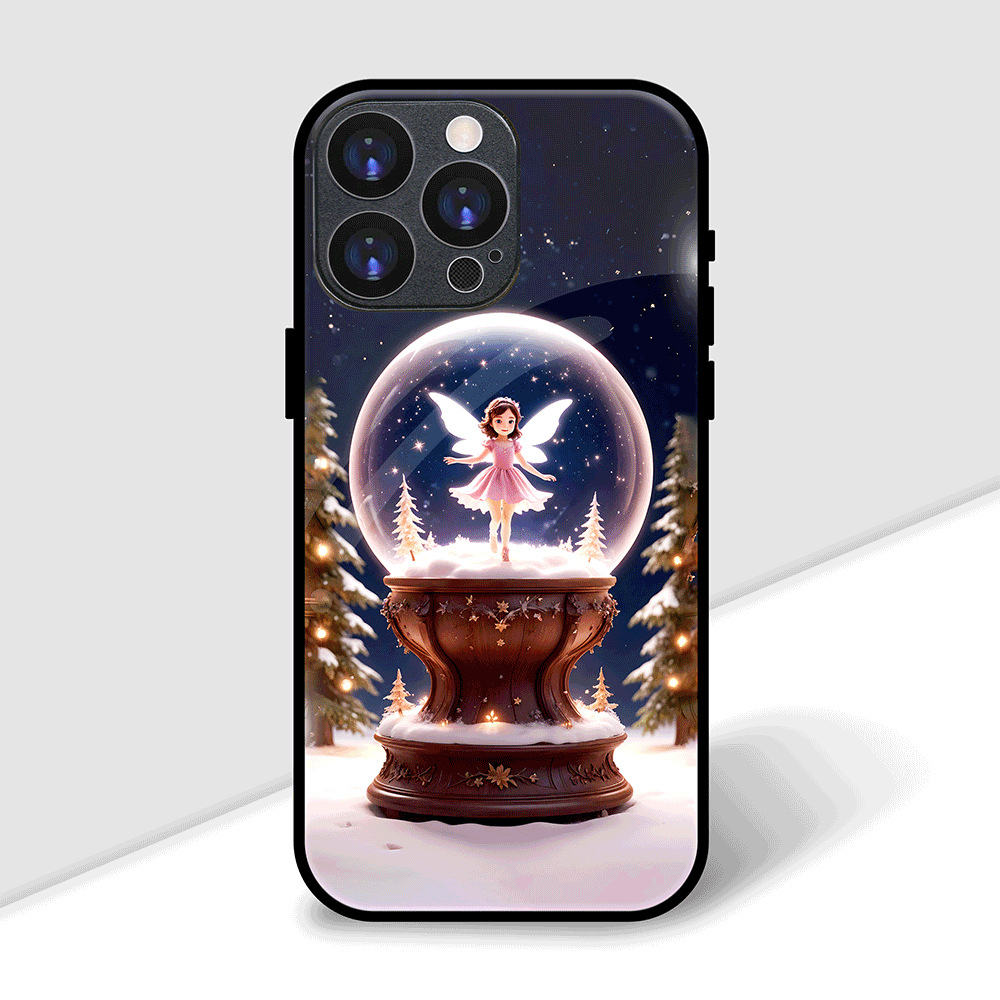 Fairy Wonderland Snow Globe Cover | LED Phone Case