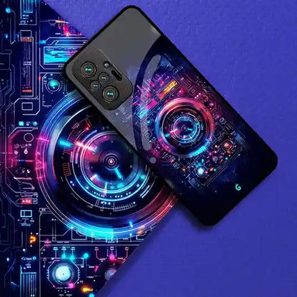 Neon Circuit Cover | LED Phone Case