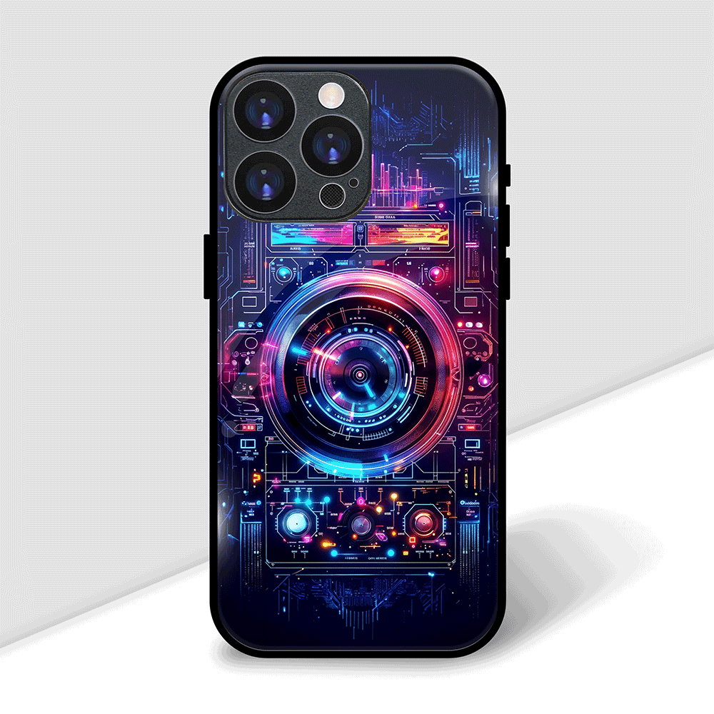 Neon Circuit Cover | LED Phone Case