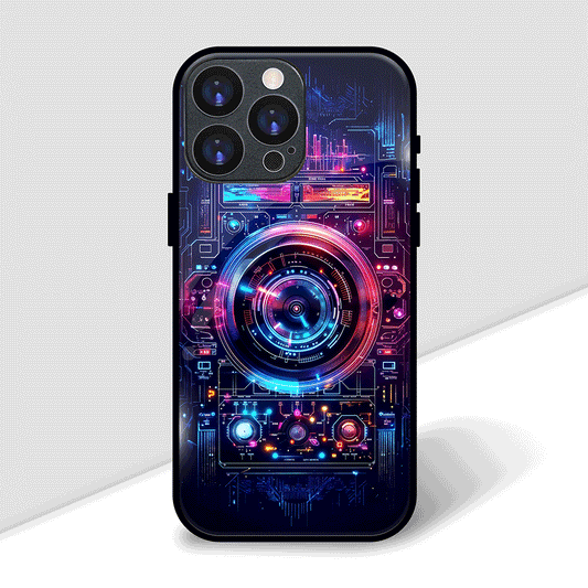 Neon Circuit Cover | LED Phone Case
