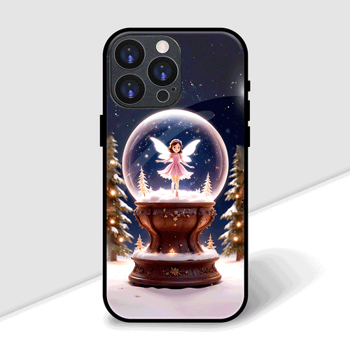 Fairy Wonderland Snow Globe Cover | LED Phone Case