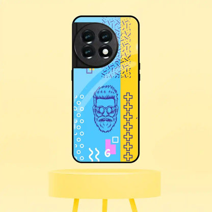 Retro Beard Cover | LED Phone Case
