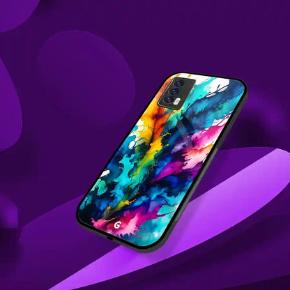 Paint Splatter Pattern Cover | LED Phone Case