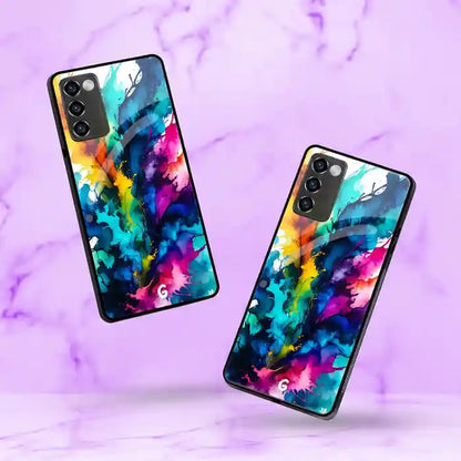 Paint Splatter Pattern Cover | LED Phone Case