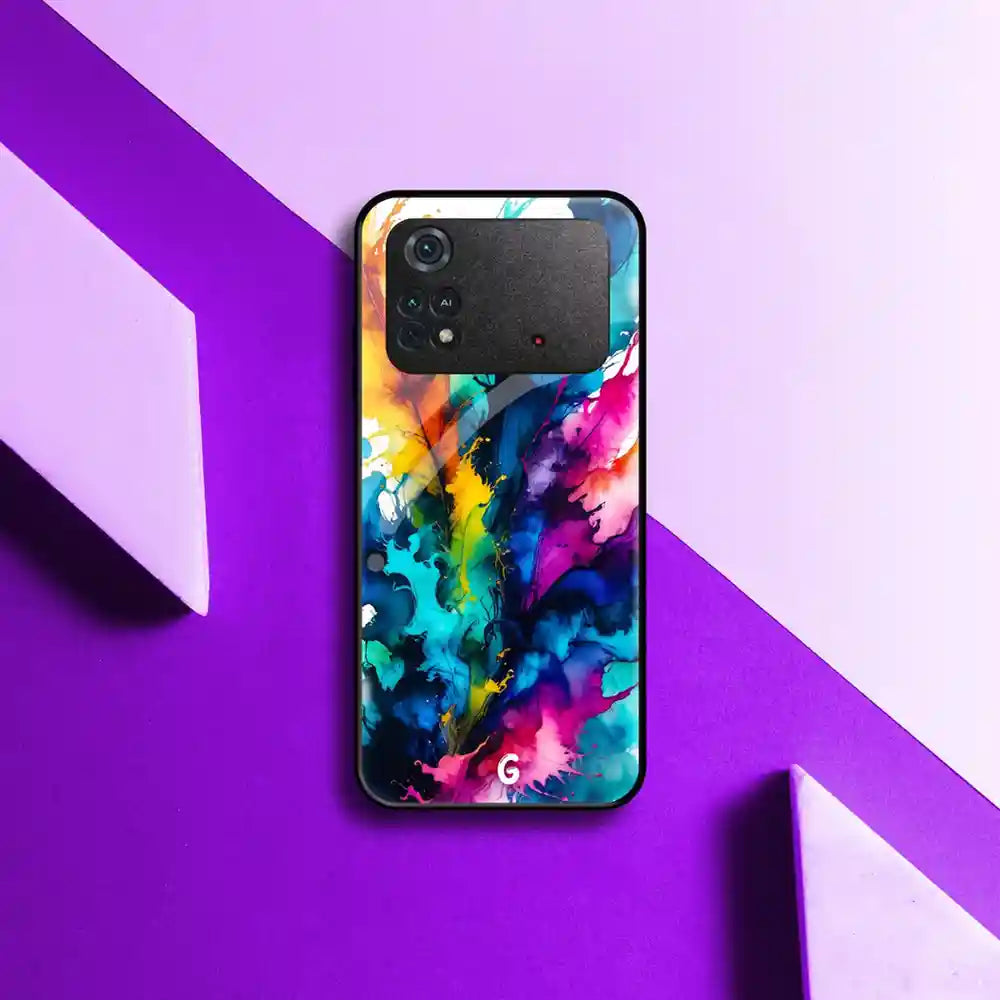 Paint Splatter Pattern Cover | LED Phone Case