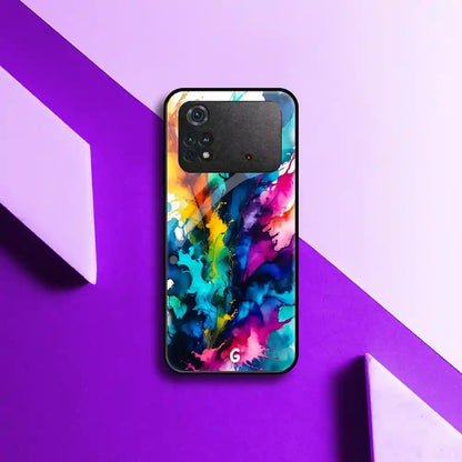 Paint Splatter Pattern Cover | LED Phone Case