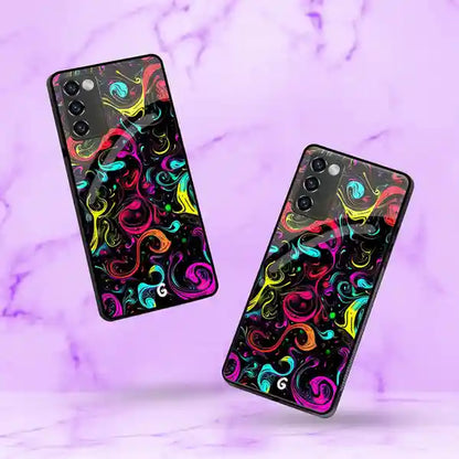 Neon Rave Pattern Cover | LED Phone Case