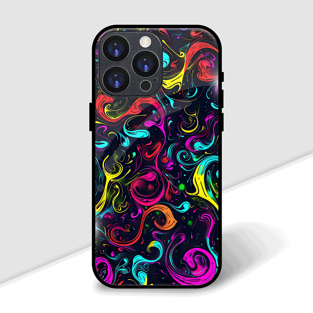 Neon Rave Pattern Cover | LED Phone Case