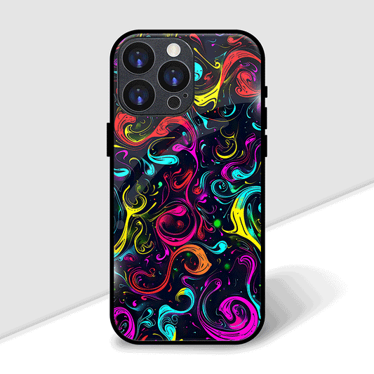 Neon Rave Pattern Cover | LED Phone Case