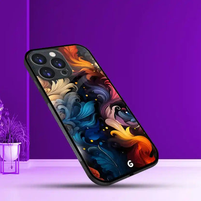 Swirling Spectrum Elegance Pattern Cover | LED Phone Case
