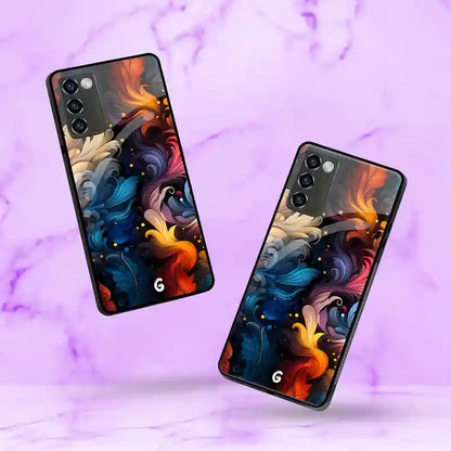 Swirling Spectrum Elegance Pattern Cover | LED Phone Case