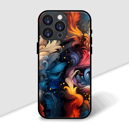 Swirling Spectrum Elegance Pattern Cover | LED Phone Case