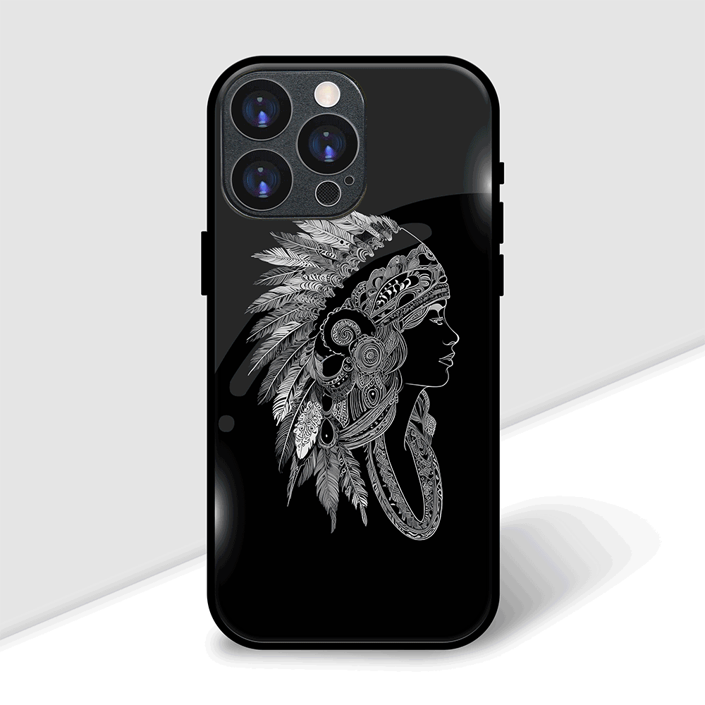 Tribal Queen Cover | LED Phone Case