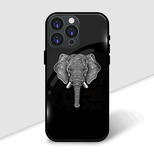 Wild Elephant Cover | LED Phone Case