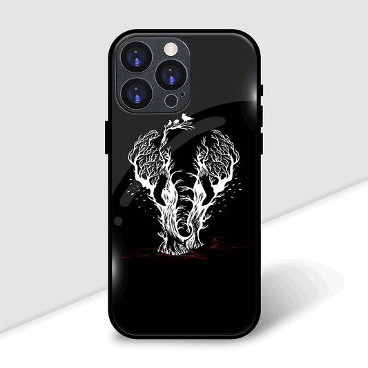 Mystical Elephant Cover | LED Phone Case