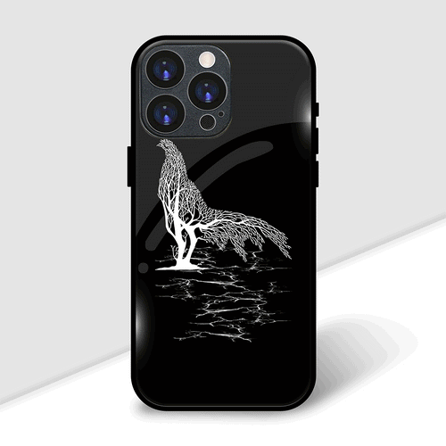 Bird of Branches Cover | LED Phone Case