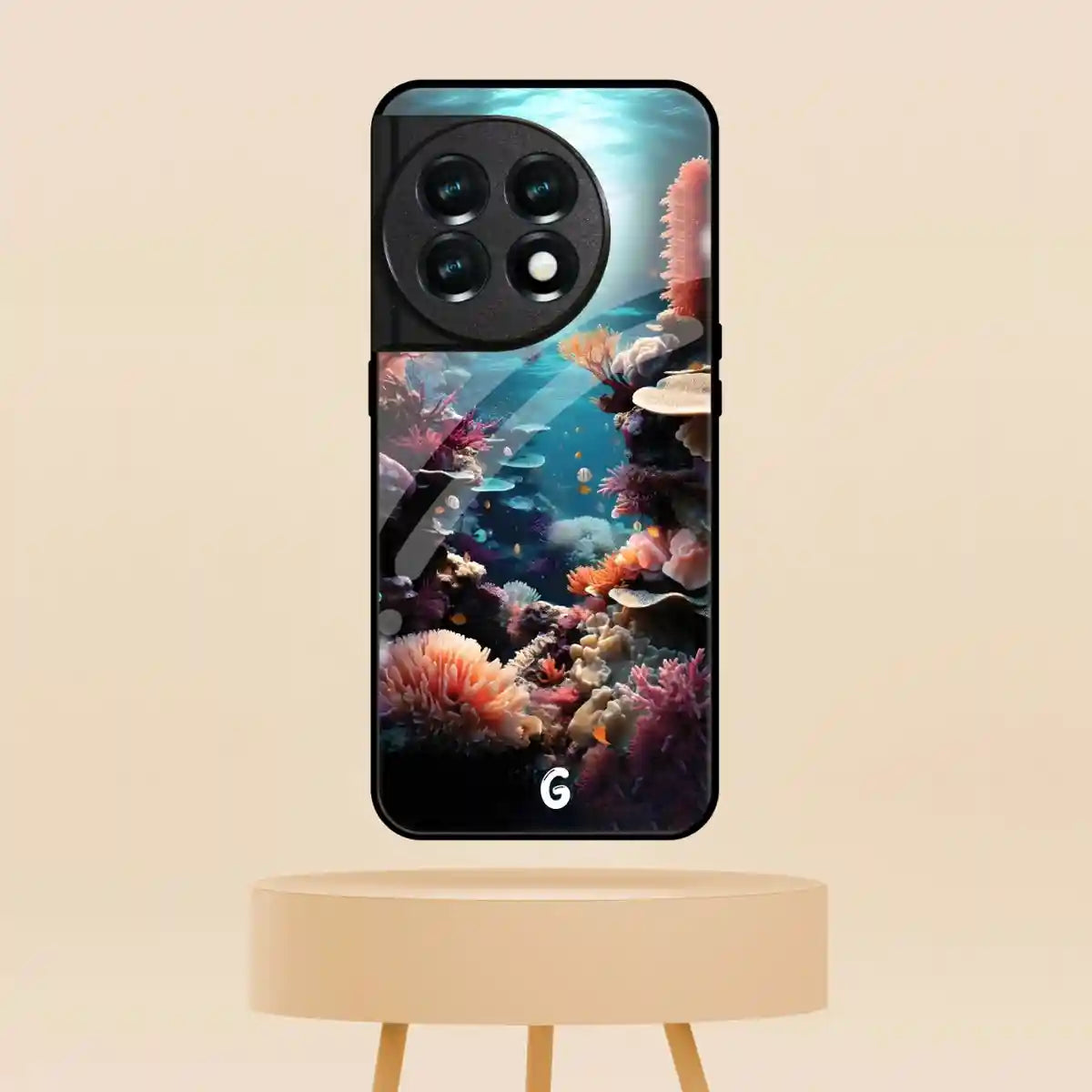 Aqua Bloom Cover | LED Phone Case