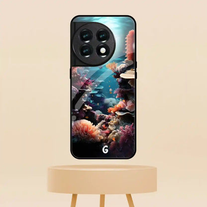 Aqua Bloom Cover | LED Phone Case