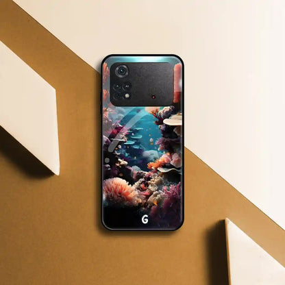 Aqua Bloom Cover | LED Phone Case