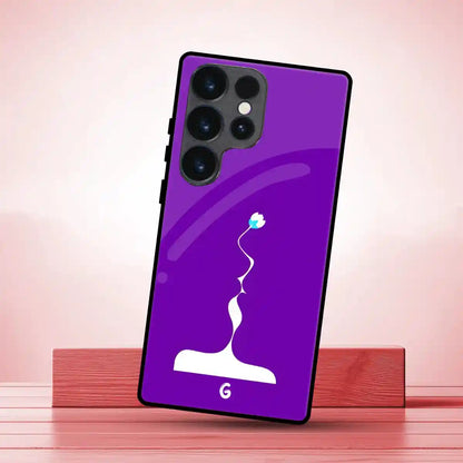 Hidden Couple with Floral Charm Cover | LED Phone Case