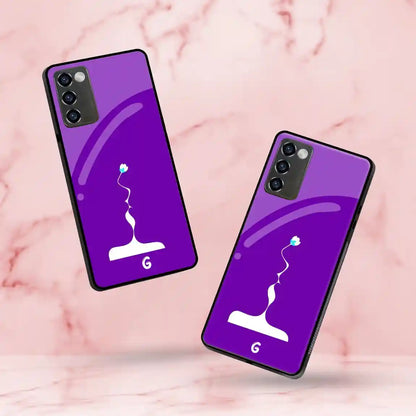 Hidden Couple with Floral Charm Cover | LED Phone Case