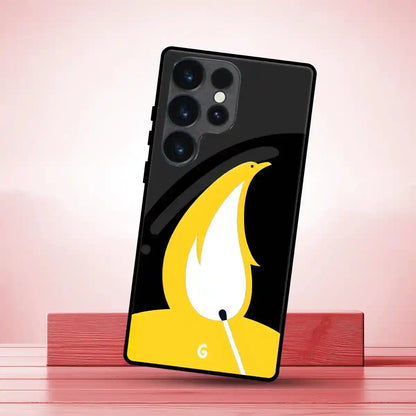 Hidden Bird Flame Cover | LED Phone Case