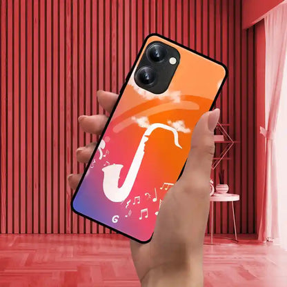Hidden Face Saxophone Cover | LED Phone Case