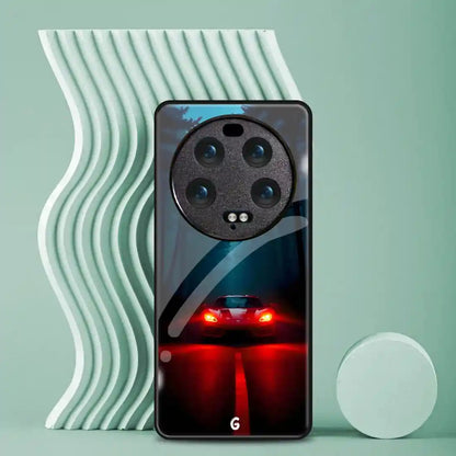 Red car-night ride Cover | LED Phone Case