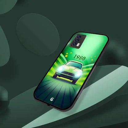 Retro green car Cover | LED Phone Case