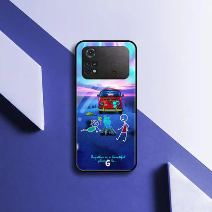 Doodle campfire Cover | LED Phone Case