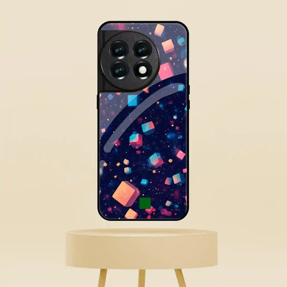Holographic 3D Cubes Cover | LED Phone Case