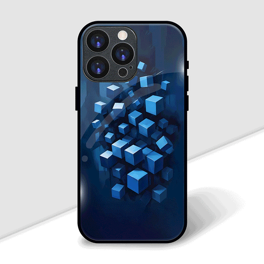 Floating Cubes Cover | LED Phone Case