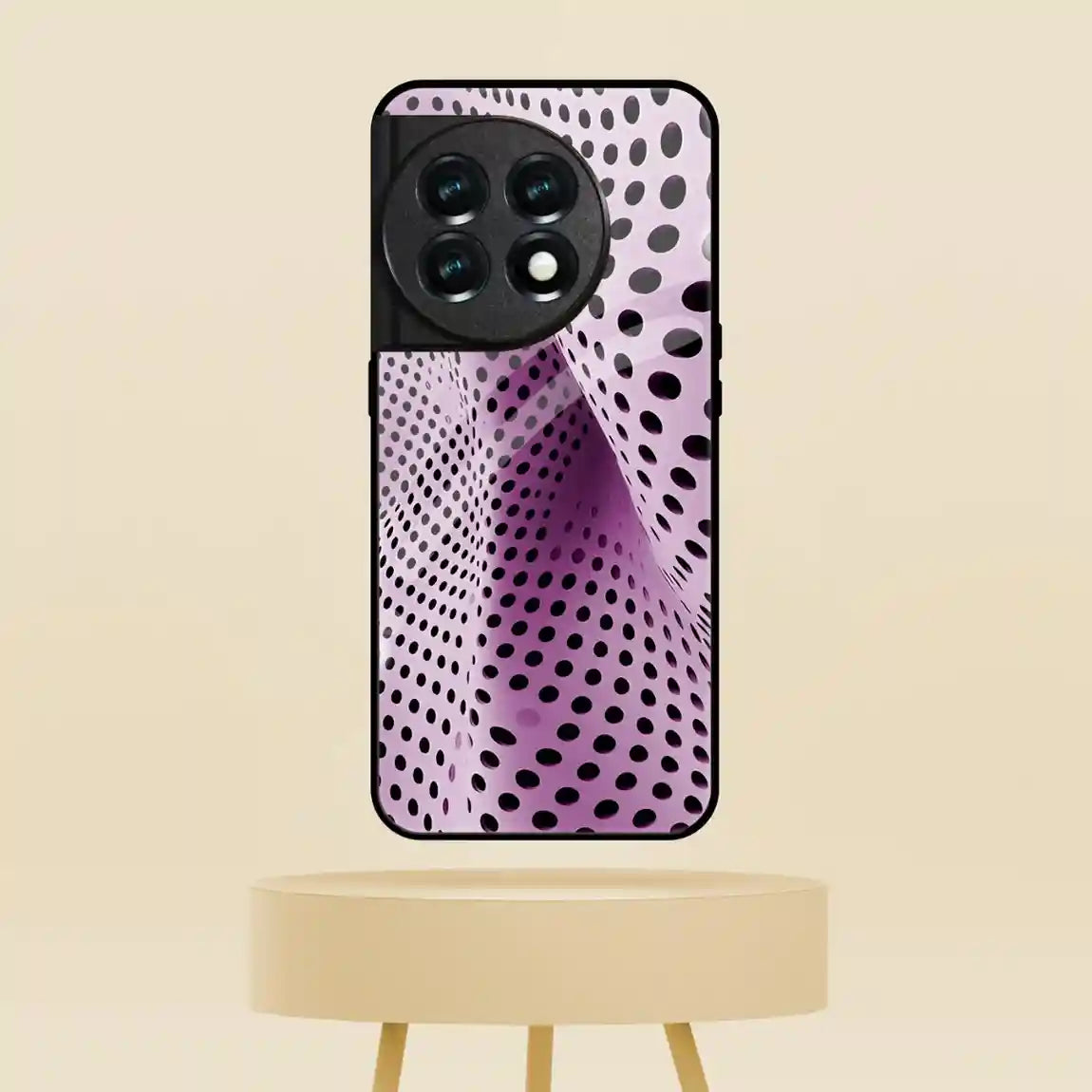 Purple Wave 3D Cover | LED Phone Case