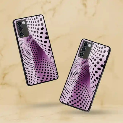 Purple Wave 3D Cover | LED Phone Case