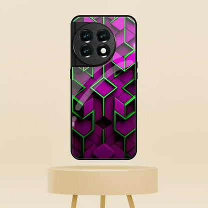 Purple & Green Aesthetic Cover | LED Phone Case