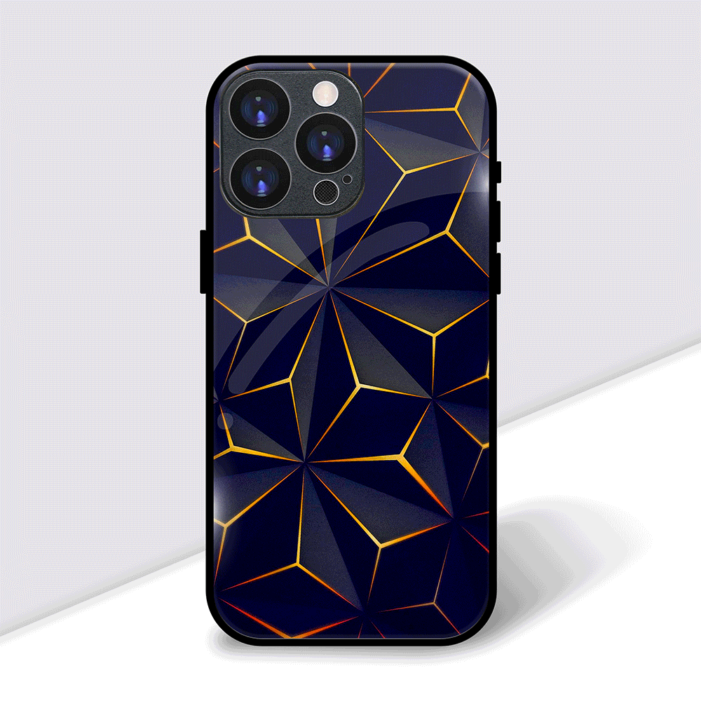Golden Glow 3D Cover | LED Phone Case