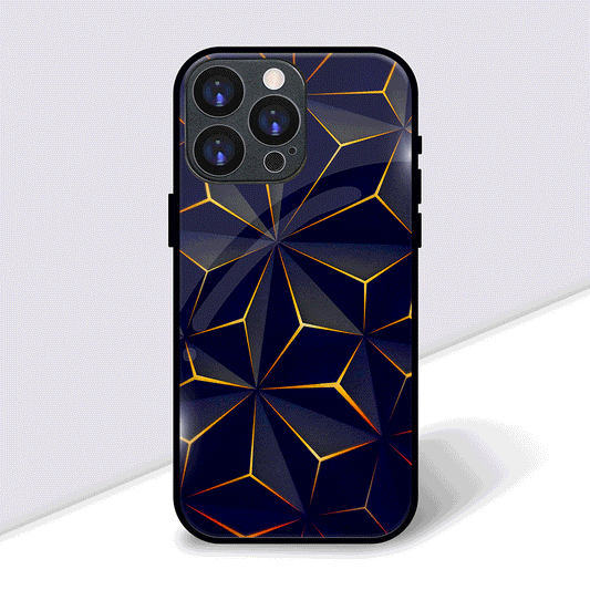 Golden Glow 3D Cover | LED Phone Case