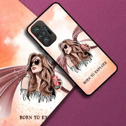 Stylish Girl Cover | LED Phone Case