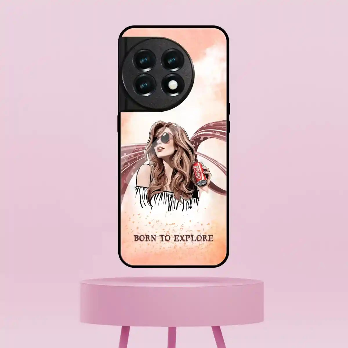 Stylish Girl Cover | LED Phone Case