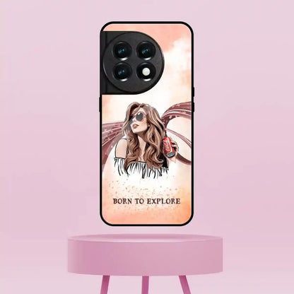Stylish Girl Cover | LED Phone Case
