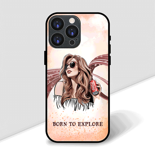 Stylish Girl Cover | LED Phone Case