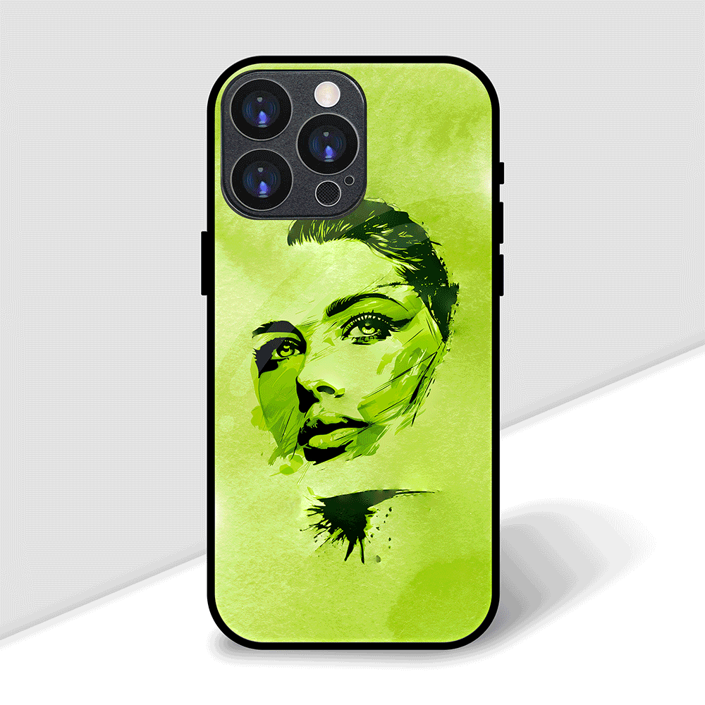 Stylish Green Cover | LED Phone Case