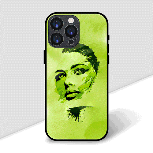 Stylish Green Cover | LED Phone Case